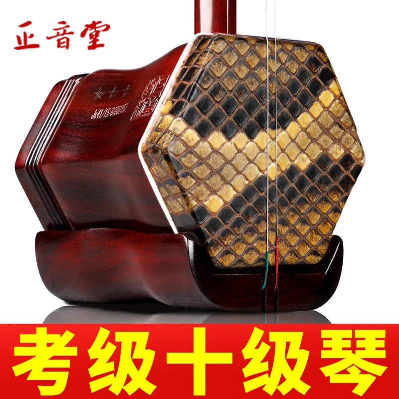 正音堂二胡乐器初学者小叶紫檀专业考级专业演奏胡琴苏州厂家直销