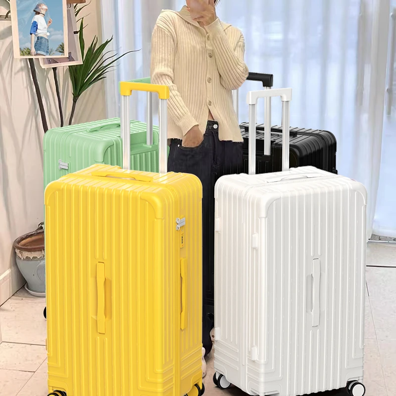 雷杰尼行李箱超大容量新款拉杆箱女旅行箱学生结实耐用密码箱24寸