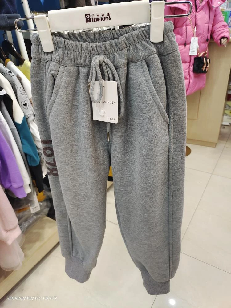 运动卫裤加绒运动裤散码秒杀