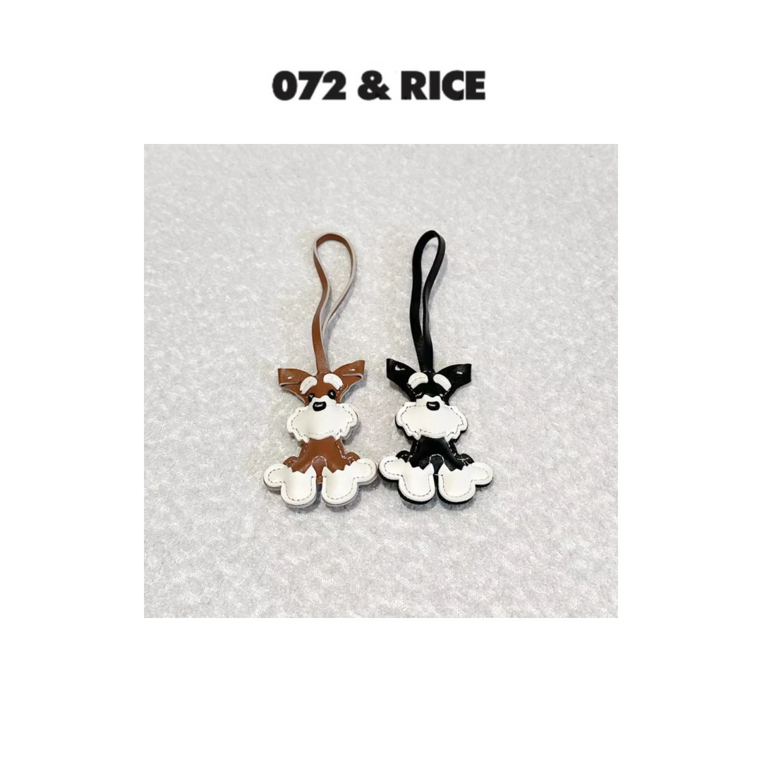 072 & RICE【雪纳瑞挂件】时尚百搭钥匙扣 FD0132