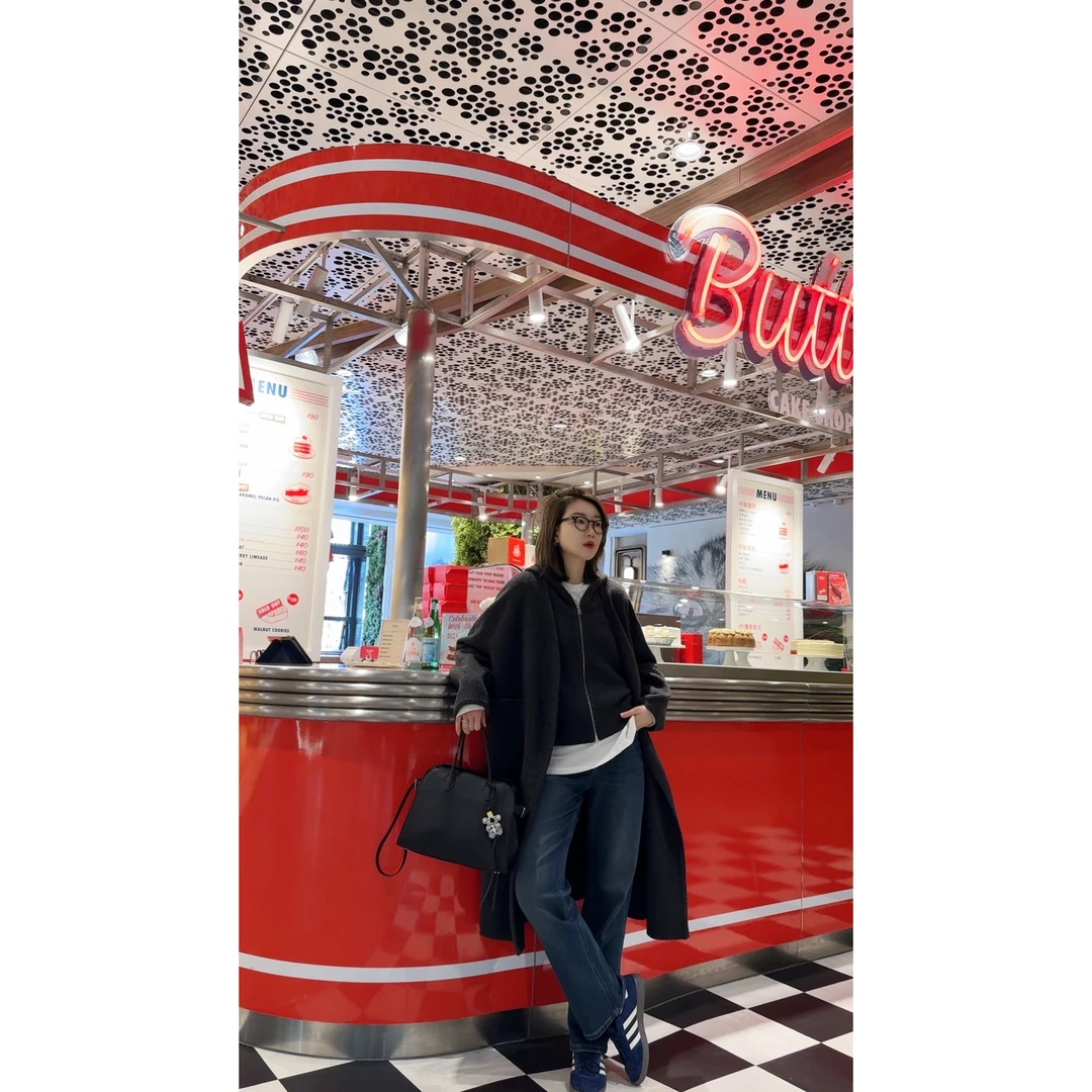 072 & RICE【赫本】绵羊毛+羊驼绒 秋冬大衣背心两件套 31YYM8820