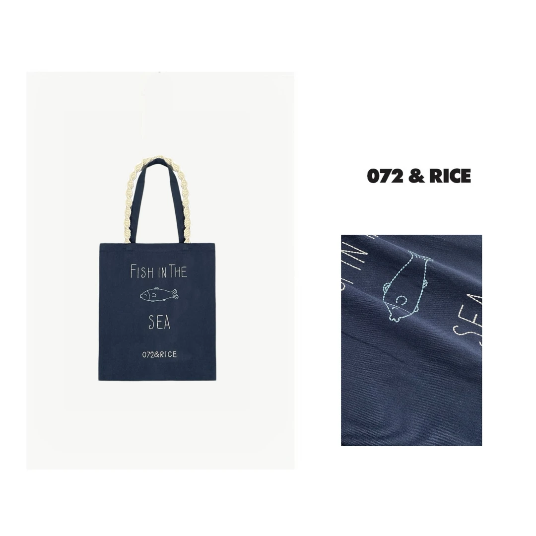 072 & RICE【小鱼包】简约时尚休闲百搭单肩腋下包 24W125Z*