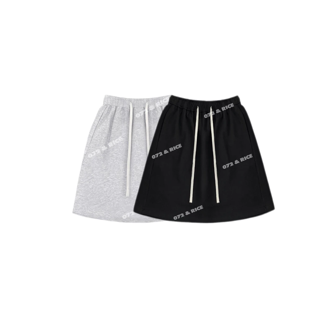 072 & RICE【云朵裤裙】夏季休闲松紧腰抽绳裙裤 24NB085Z* FF