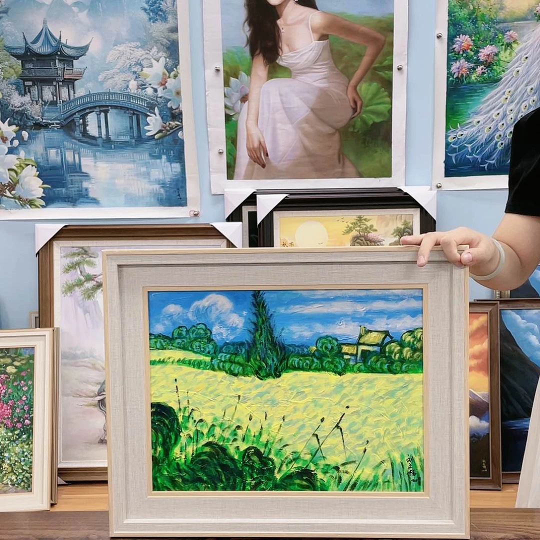 绘画刘文桂油画作品梦浩