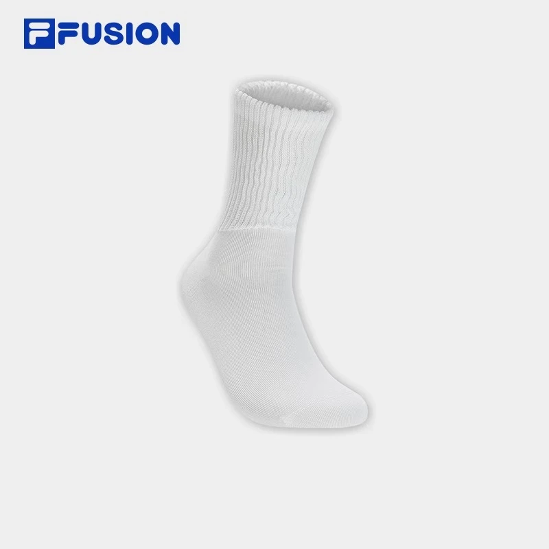 FILA FUSION正品透气休闲舒适女袜男袜中筒跑步长袜运动袜子筒袜
