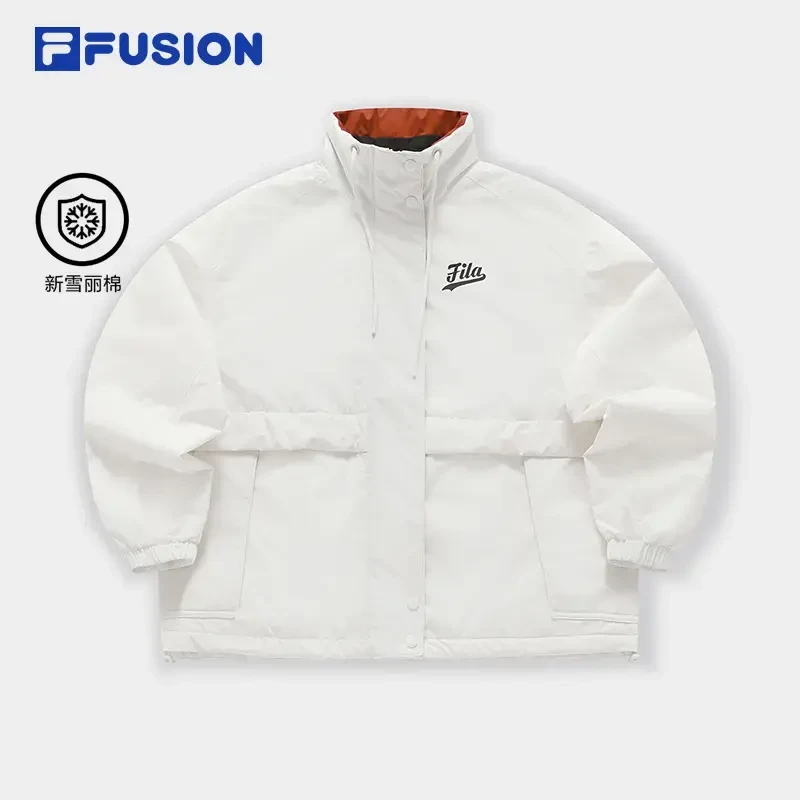 Fila/斐乐休闲时尚加厚女装秋季外套运动宽松潮流防风立领百搭
