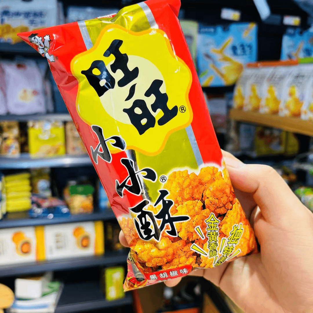 旺旺小小酥黑胡椒味大包装新日期60g怀旧办公室解馋休闲小吃零食