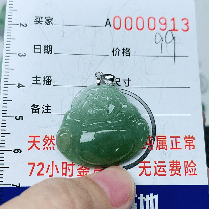 翡翠颈饰银S925镶嵌翡翠