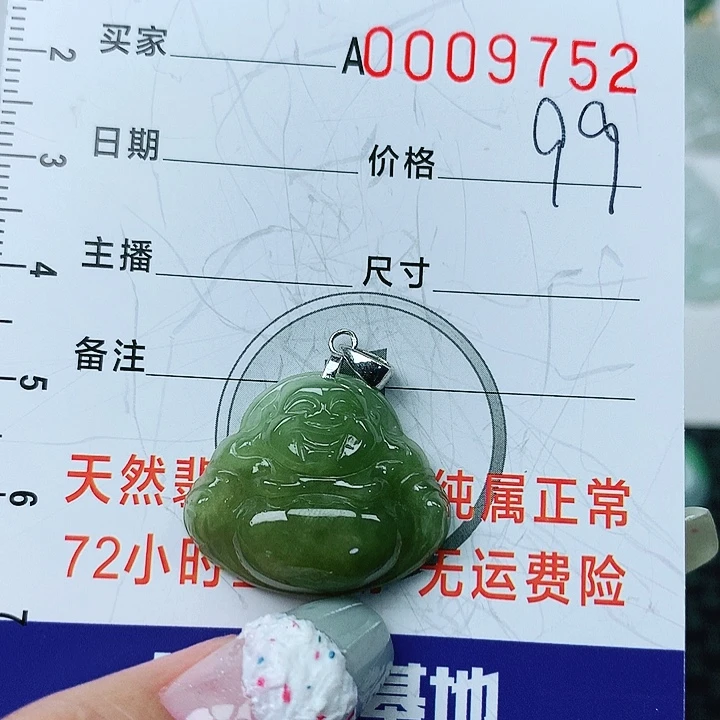 翡翠颈饰银S925镶嵌翡翠