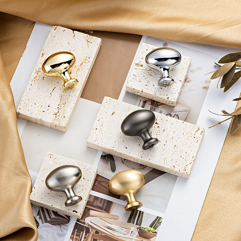 门柜拉手复古奶油风格柜子拉手鸽子蛋餐边柜抽屉精致衣柜门把手