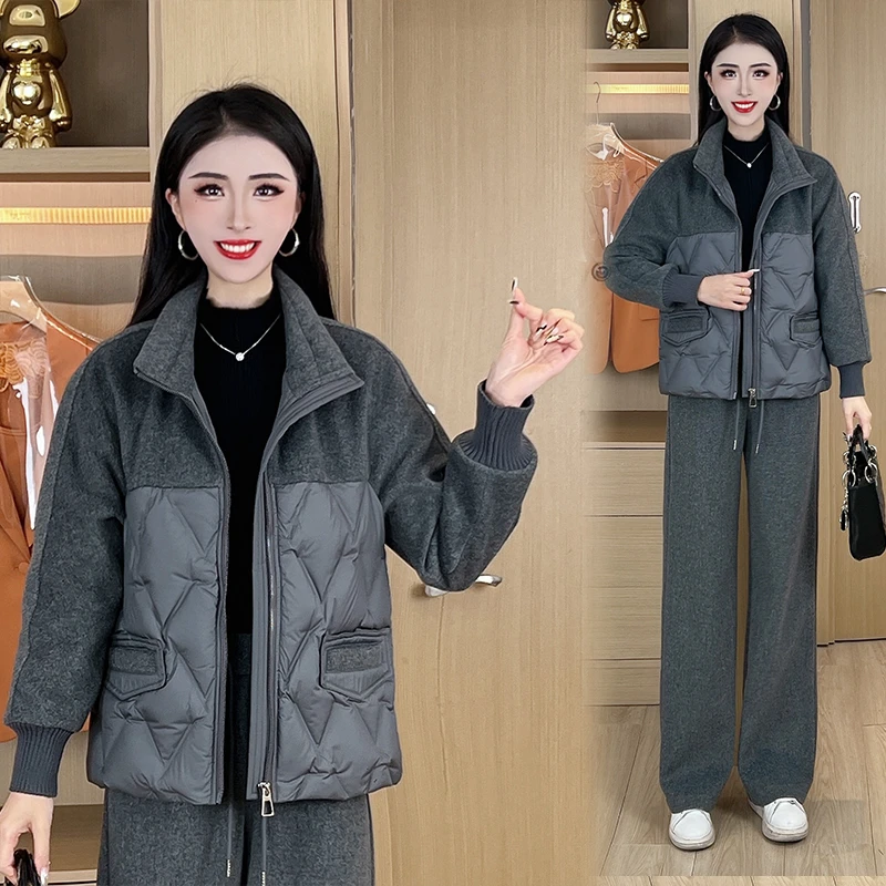 休闲宽松加厚冬季气质羽绒服外套2024冬天新款韩版洋气女士外套