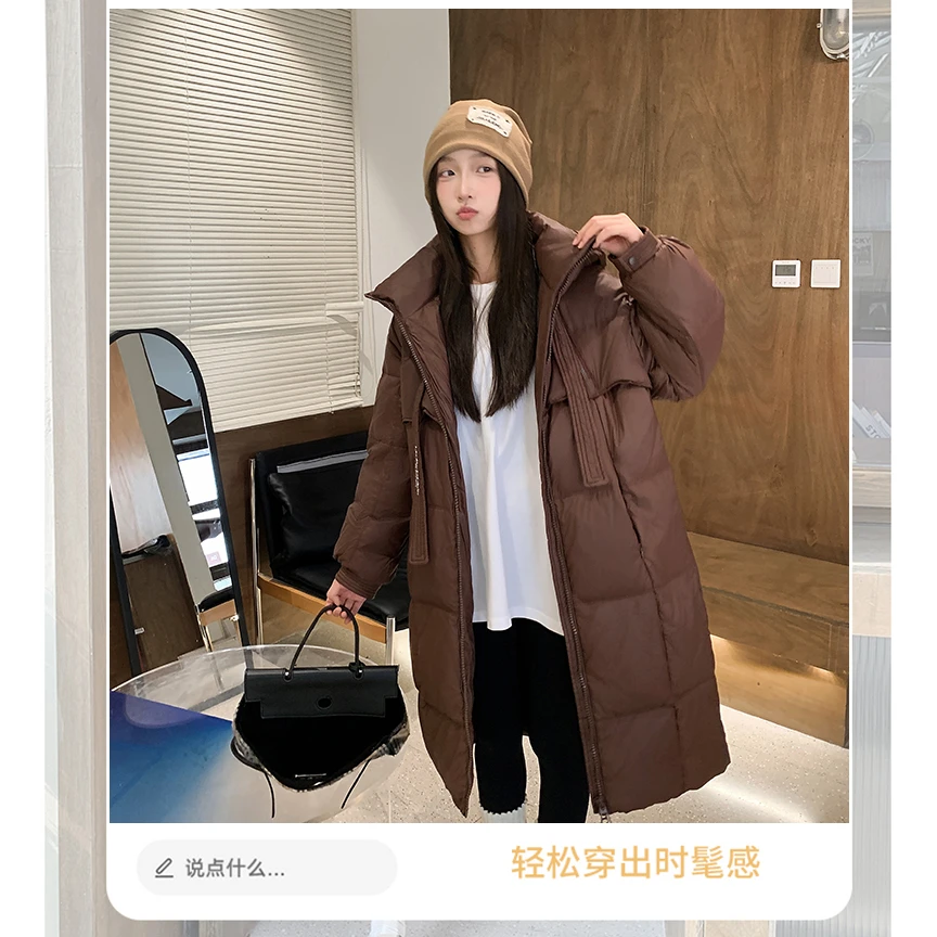 【现货发】新款棉服百搭连帽ins加厚保暖韩版秋冬季时尚宽松中长款