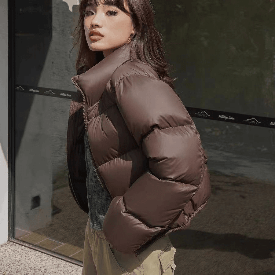 波司澄美拉德短款羽绒服女版2023新款高级感小个子韩剧女主肯豆风
