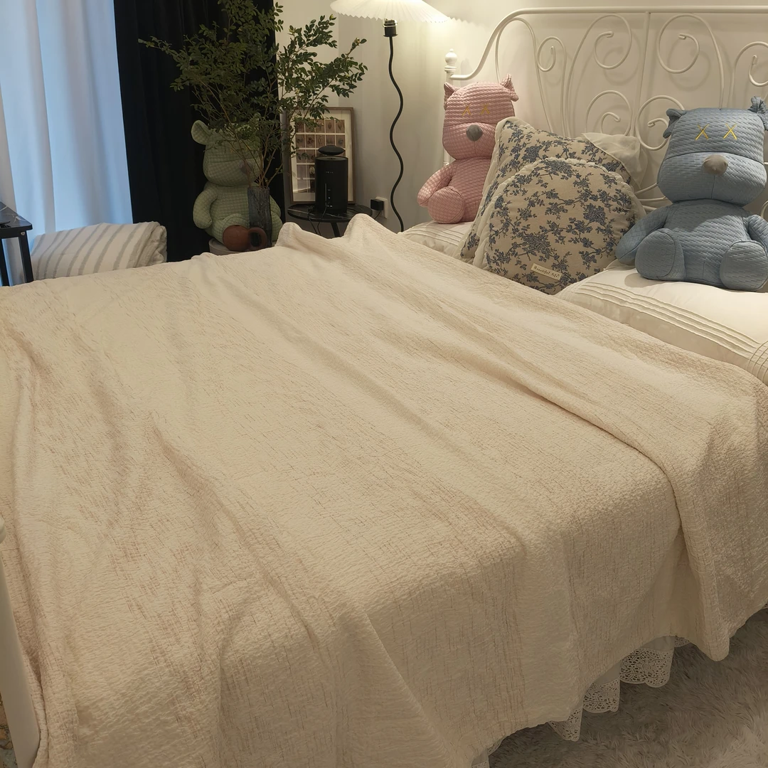 【畅姐推荐】高货外贸夏被，全棉泡泡纱夏被