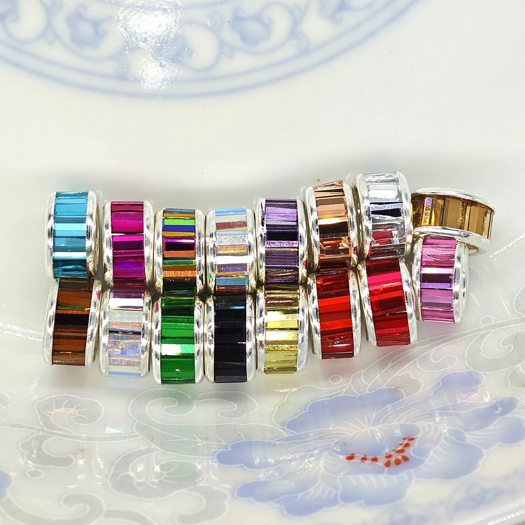 合成金属琉璃手链 可以直接DIY的配件手工串珠