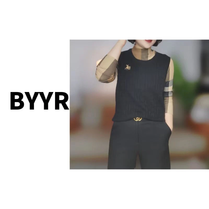 伴月伊人高定款加绒半高领打底衫（实物以直播间为准）121137