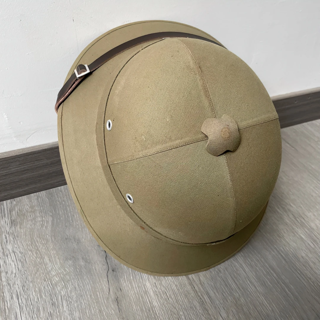 * 凉盔遮阳帽百搭复古夏季男女配饰帆布结实耐造收藏透气安全帽