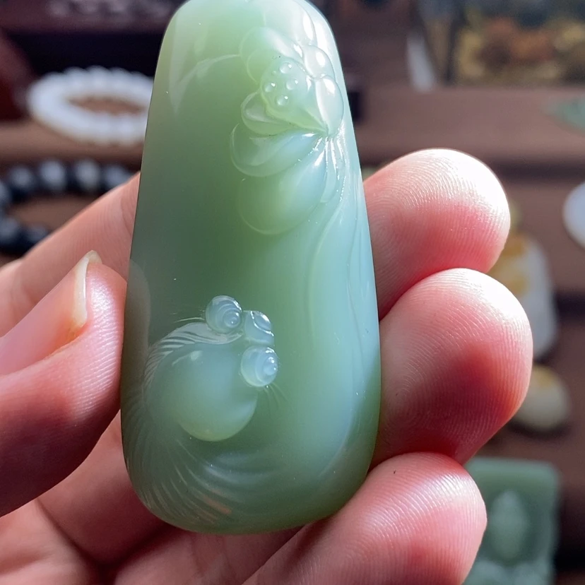 【闪购商品】和田玉(糖玉)挂件未镶嵌时***方
