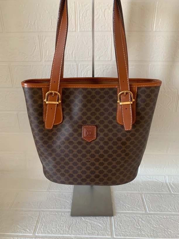 95新 Celine/思琳 Celine老花腋下水桶包