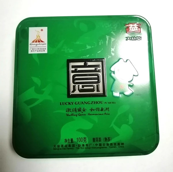 大益大益 五羊颂福-意熟茶001批100g/盒