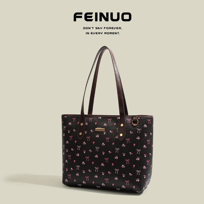 FEINUO妃诺大容量托特包女2024新款时尚百搭通勤单肩包包包女