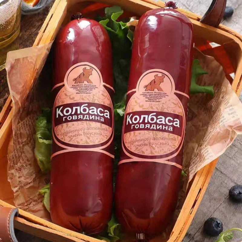 【小扬哥推荐】俄罗斯风味牛筋肠原装肉肠火腿肠腊肠卢布肠俄式香