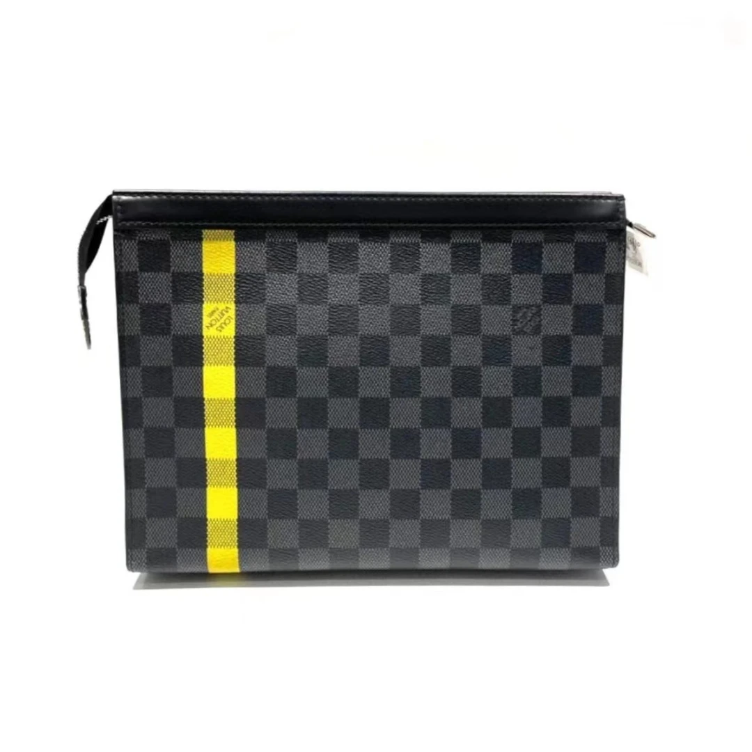 95新 LouisVuitton/路易威登 97新拼色手拿洗漱包27/20/6（158号）