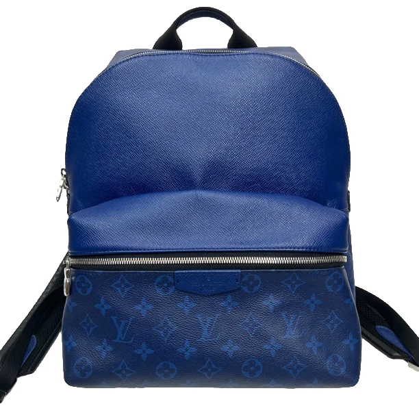 95新 LouisVuitton/路易威登 98新路易威登蓝老花阿波罗双肩包598