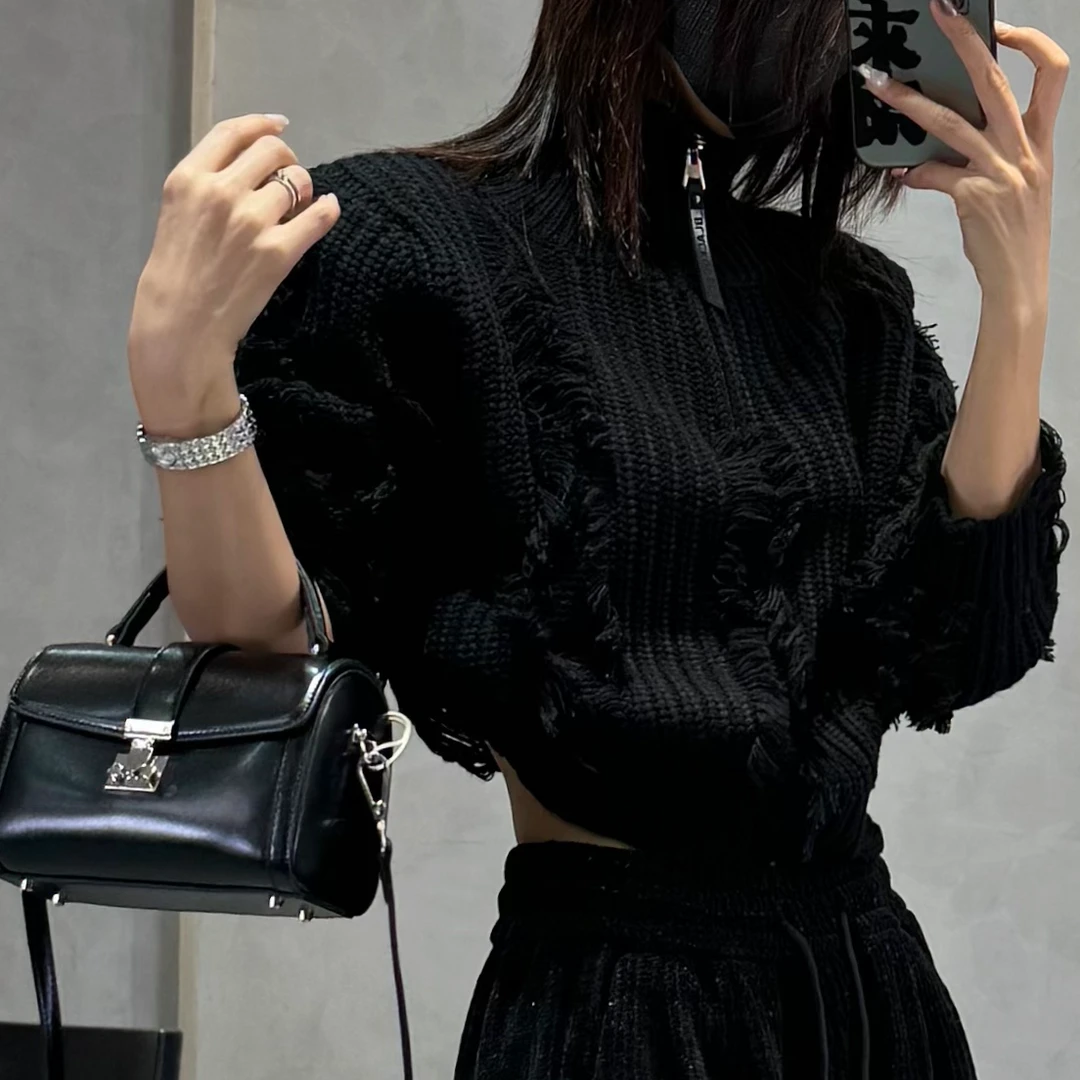 【琳琳定制】6970#冬款洋气高领显瘦毛衣针织衫（会起球，介意者慎拍）