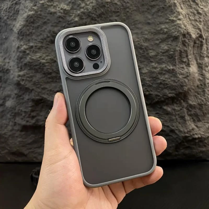 钛原色360旋转支点壳适用苹果15ProMax手机壳iPhone15Pro新款14龙