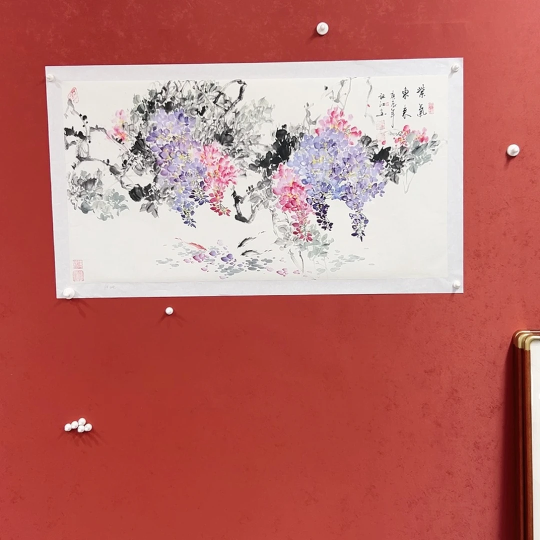 王祖江红袍预选精品画作