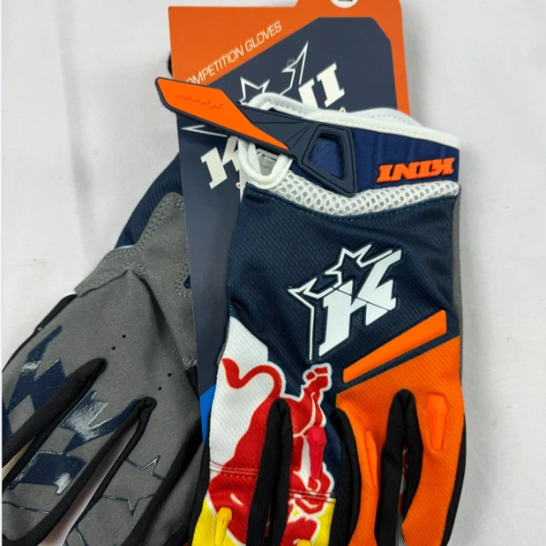 红牛KINI可触屏越野手套KTM速干透气骑行手套飞盘手套防摔手套