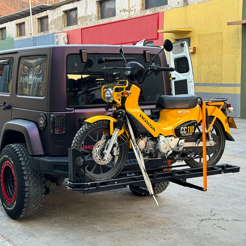 摩托车背车架越野摩托踏板摩托通用款背架踏板轻便背车架