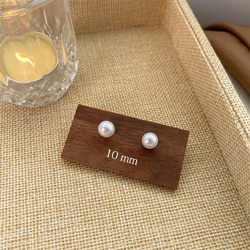 合金耳饰 ins真珠耳钉女小众轻奢百搭耳环高级感复古气质耳饰925