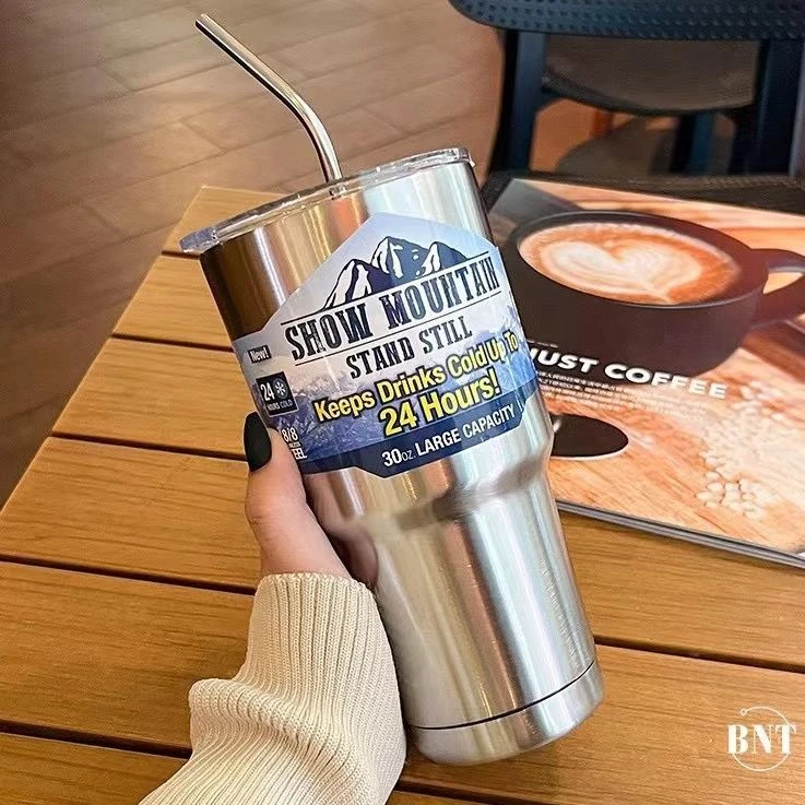 大容量304不锈钢冰霸杯外贸30oz汽车杯户外车载便携保温保冷杯