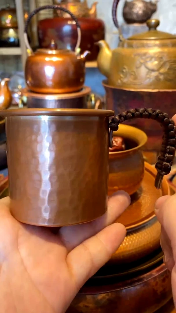 【闪购商品】紫铜小号咖啡杯