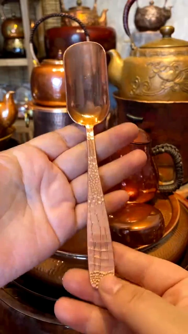 【闪购商品】紫铜取茶勺