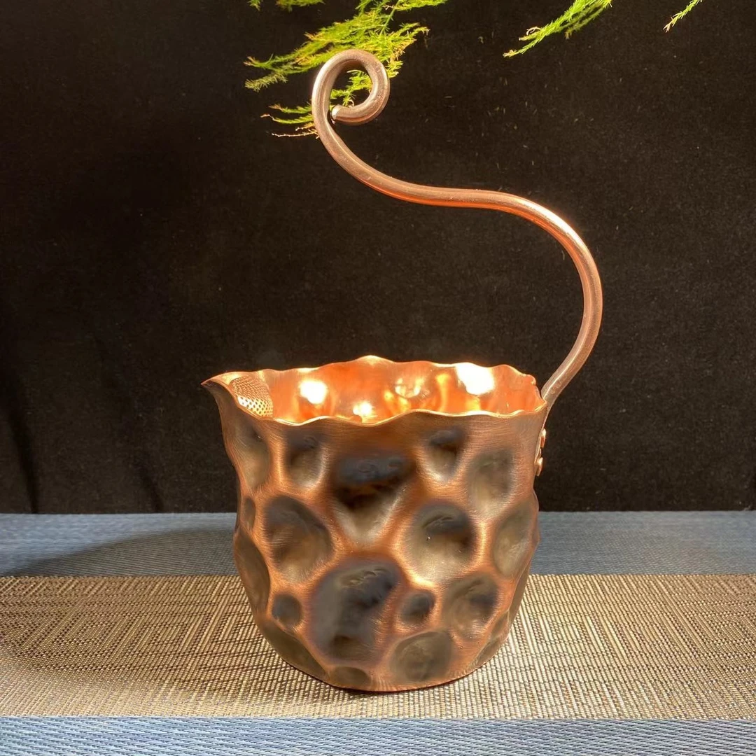 冲之雅器 飞天煮茶器 纯手工飞黄腾达煮茶器 全手工一张打紫铜壶