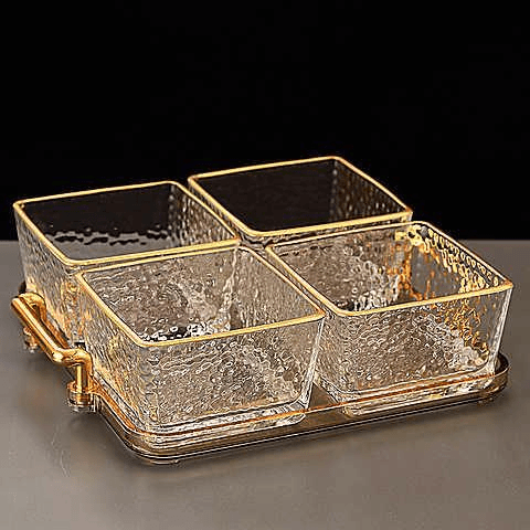 北欧ins塑料果盘酒吧ktv足浴美容美发商用摆盘亚克力小吃碟分格盘