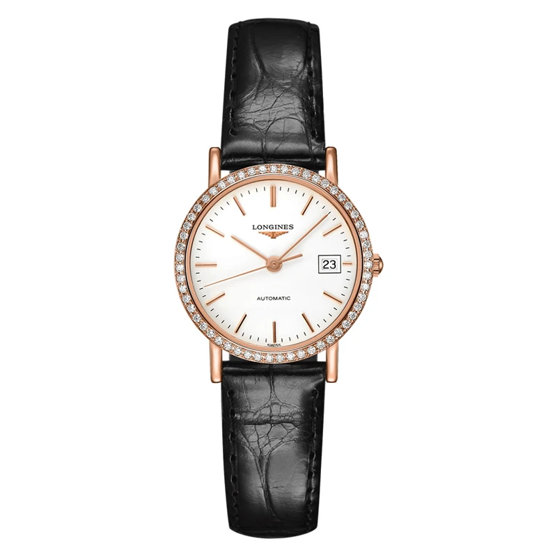 99新 Longines/浪琴 博雅378/全套/K金满钻/表径27.2mm/公价54500