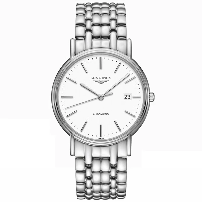 99新 Longines/浪琴 瑰丽921/全套/白盘条丁/表径38.5/公价12000