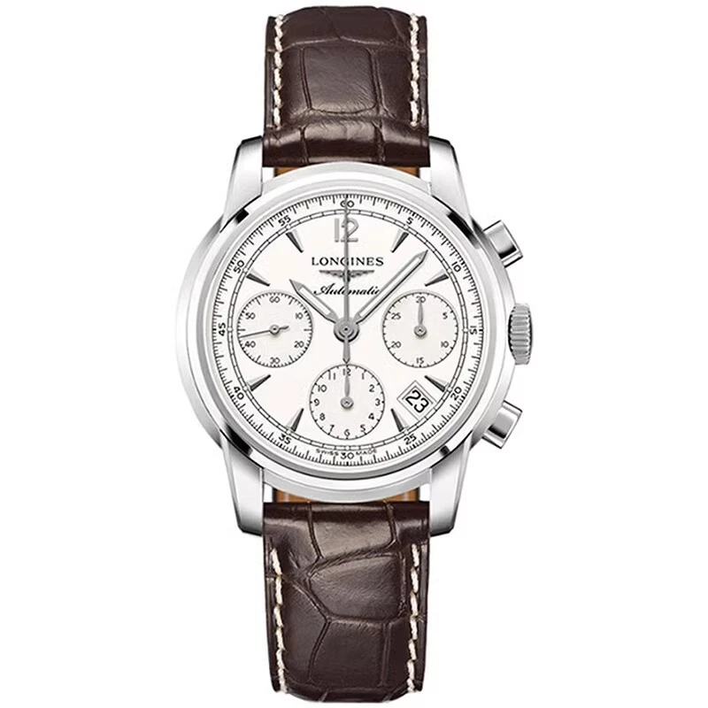 99新 Longines/浪琴 索伊米亚/全套/白盘夜光/表径43mm