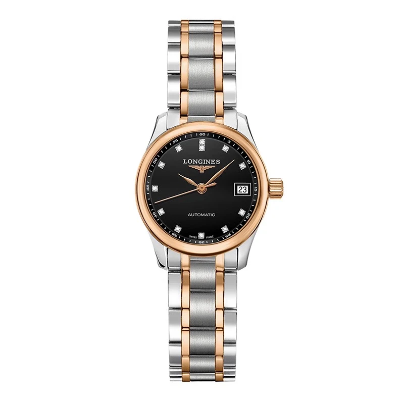 99新 Longines/浪琴 名匠128/黑金钻/全套/表径25.5