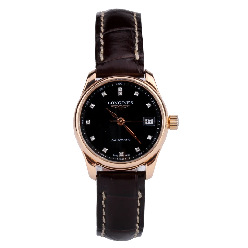 99新 Longines/浪琴 名匠128/黑盘/全套盒卡/表径25.5/公价31500