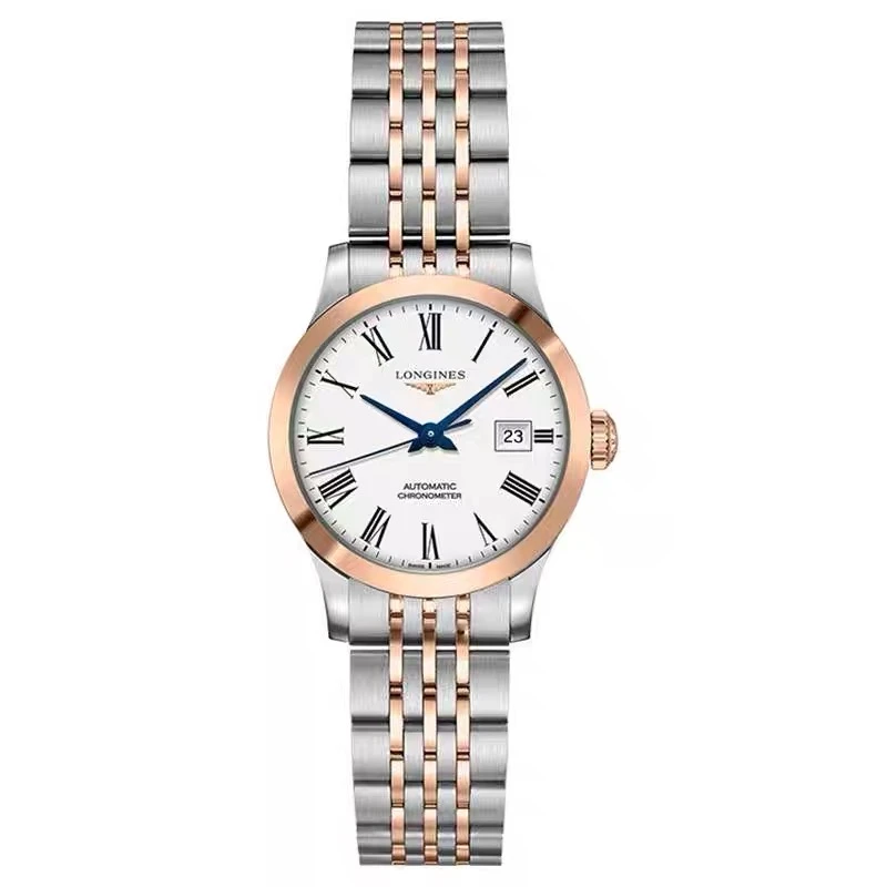 99新 Longines/浪琴 浪琴女表/开创者321/玫瑰金/表径30公价24200
