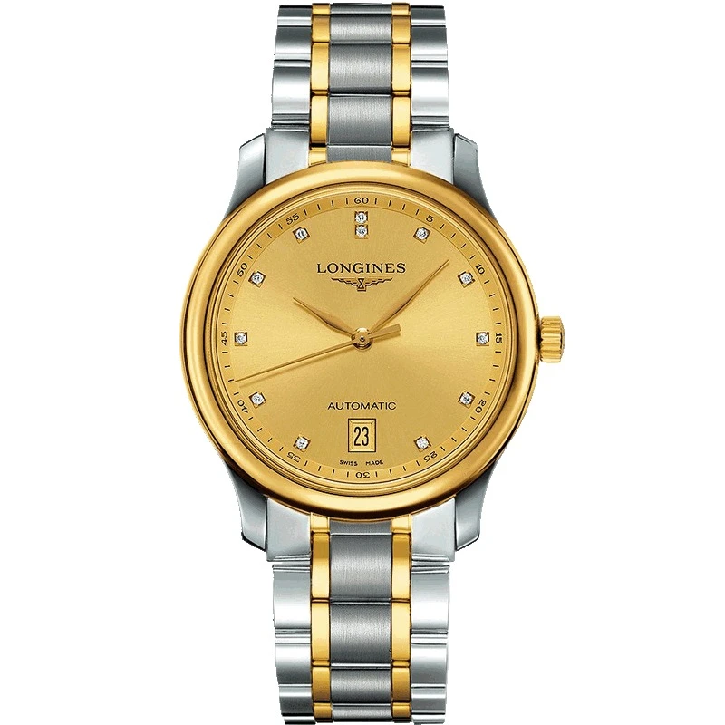 99新 Longines/浪琴 名匠628/全套/金盘钻刻/表径38.5mm/男士腕表