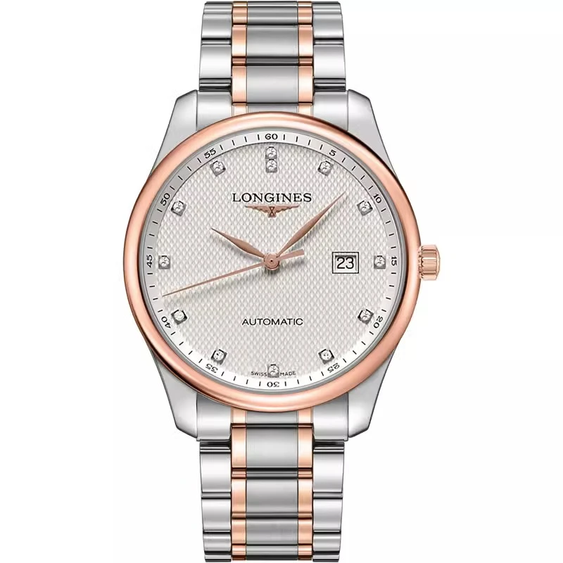 99新 Longines/浪琴 名匠893/全套/玫瑰金钻/表径42mm