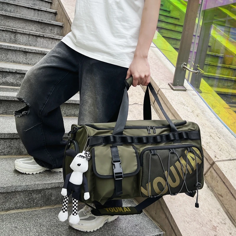 男女旅行包背包出门大容量出差旅游包轻便高颜值独立鞋仓多功能