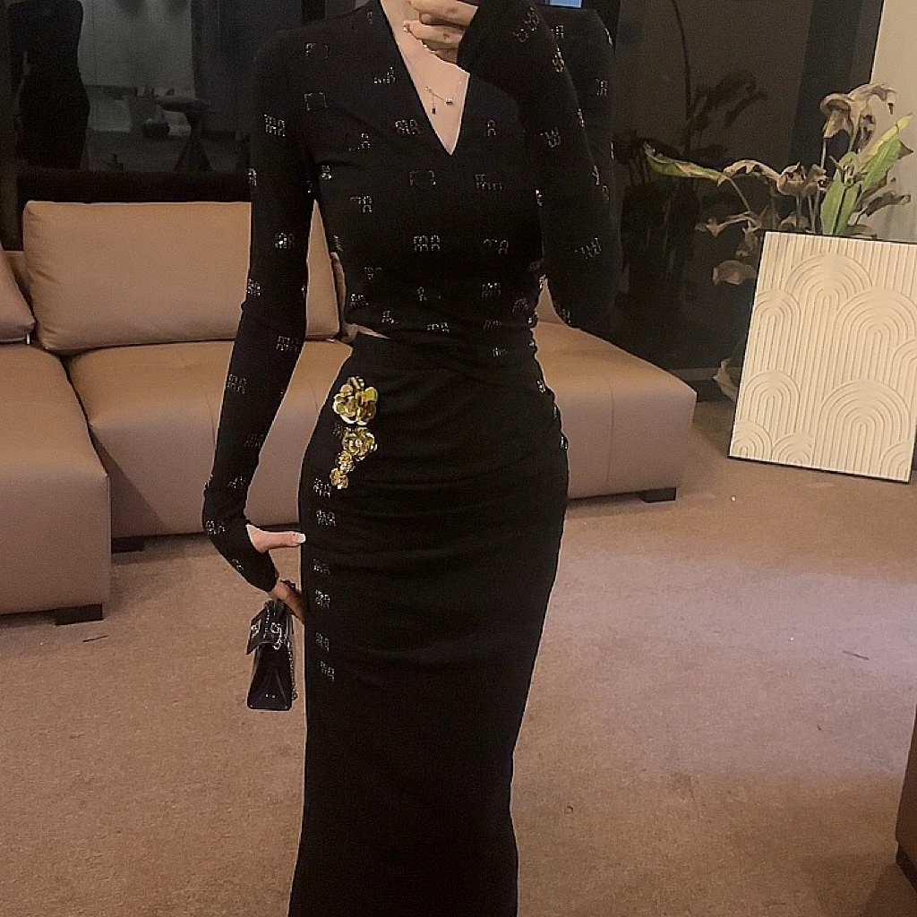 【OS&oneshow】2024名媛高腰显气质显瘦鱼尾半身裙子套装两件套