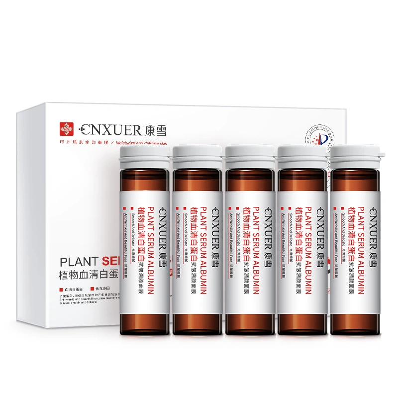 康雪植物血清白蛋白抗皱面膜